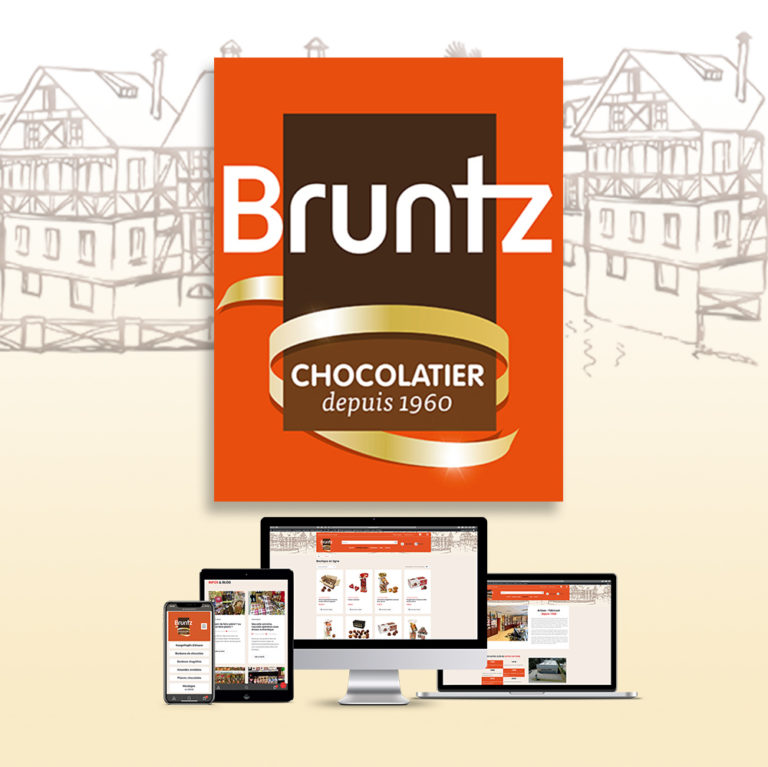 Logo Chocolaterie Bruntz Kingersheim alsace e-commerce boutique en ligne