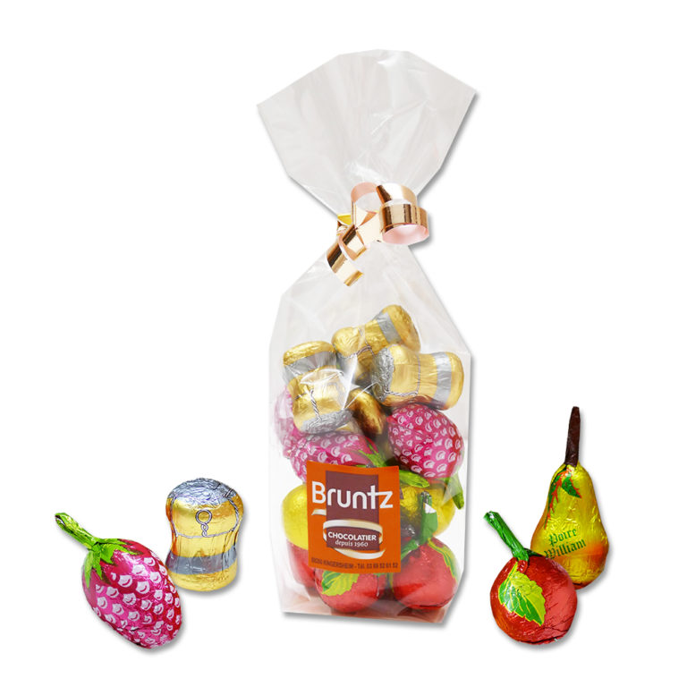 Sachet liqueurs assorties Chocolaterie Bruntz chocolatier alsace