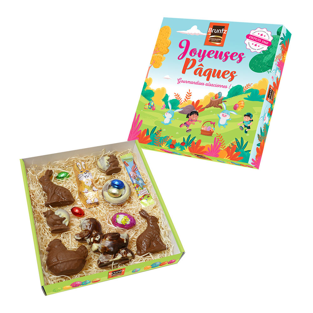 254 Maxi-nid choco Pâques 380g
