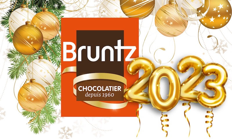 La Chocolaterie Bruntz en Alsace présente ses meilleurs voeux et souhaite une bonne année 2023