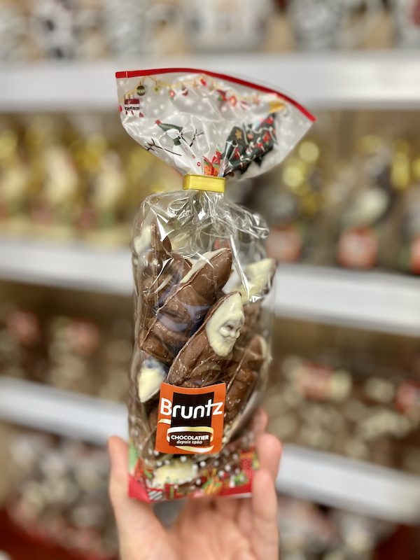 Moulage et bonbon de chocolat disponible pour Noël à la Chocolaterie Bruntz Kingersheim Mulhouse 68