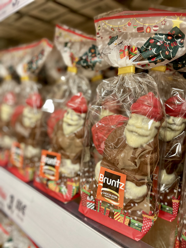 Moulage et bonbon de chocolat disponible pour Noël à la Chocolaterie Bruntz Kingersheim Mulhouse 68
