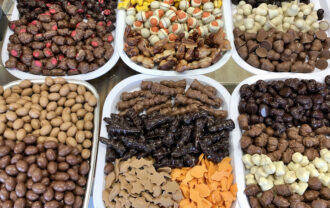 les chocolats de pâques sont disponibles à la chocolaterie bruntz, à côté de Mulhouse